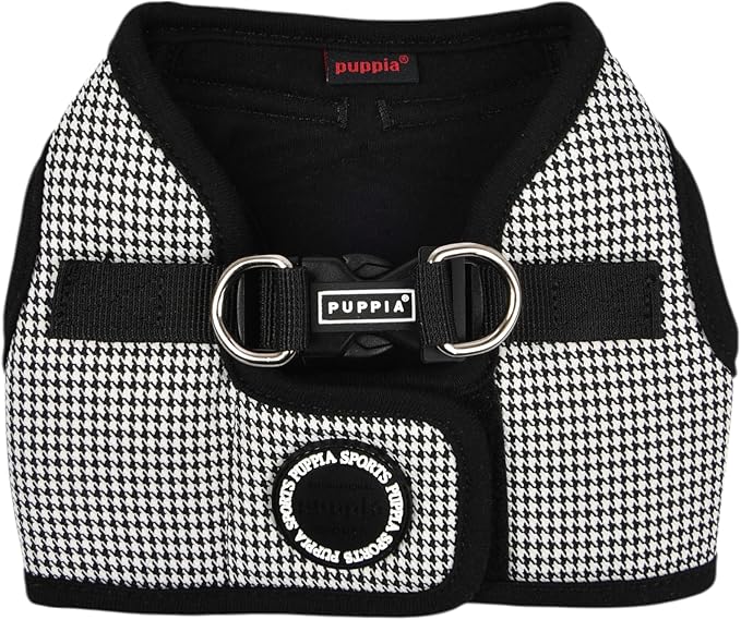 Puppia Amatus Dog Vest Harness B (Step-in) Fashionable Houndstooth Pattern Spring Summer Harness for Small and Medium Dog...
