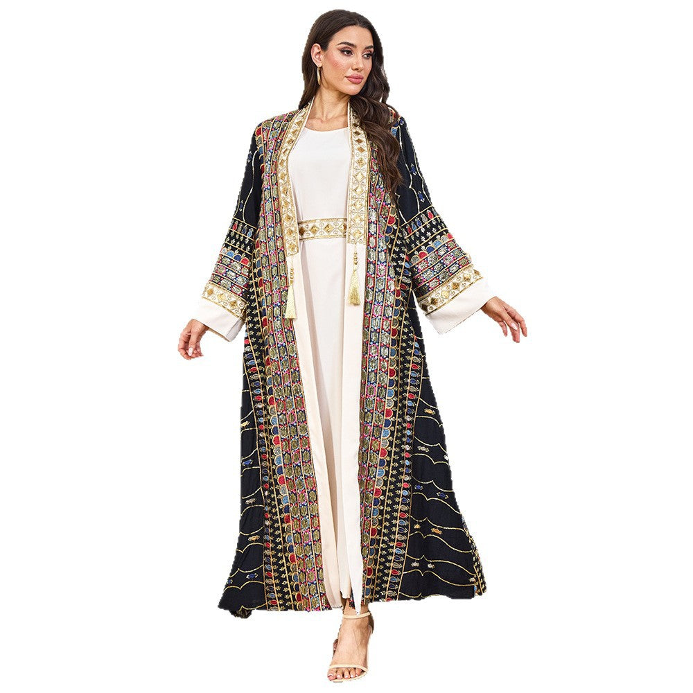 Womens Beaded Pendant Fashion Casual Dress