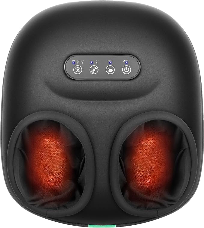 Medcursor Foot Massager Machine with Heat, Rolling, Deep Kneading, Shiatsu Foot Massager for Delivers Pain Relief, Tired, ...