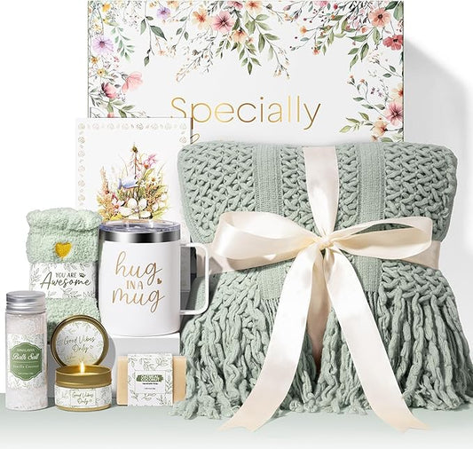 Self Care Gifts for Women Get Well Soon Gifts, Mothers Day Birthday Gifts for Women Care Package, Sympathy Gift Baskets Sp...