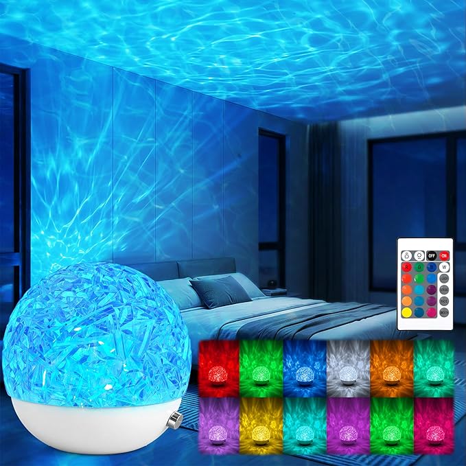 redaica Mood Lighting for Bedroom, 16 Color Changing LED Mood Light, Aurora Ambient Lighting, Remote Control Dimmable Beds...