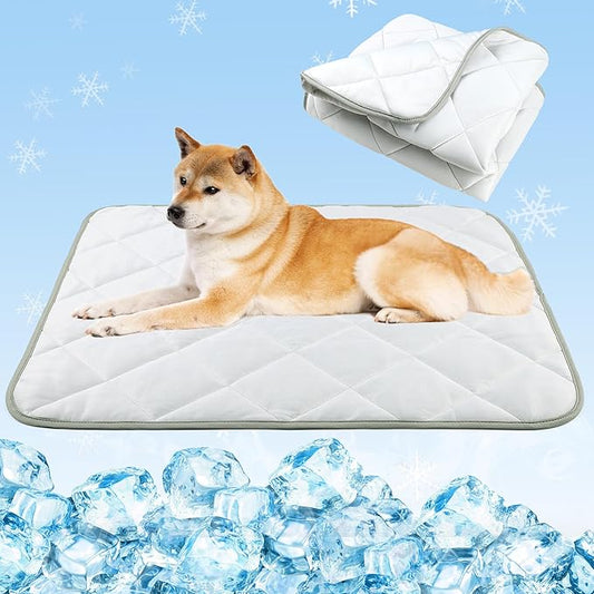 ZINGTERRA Dog Cooling Mat, Cat Self Cool Ice Pads,Lightweight Pet Pad Blanket Bed Cover,Puppies Summer Cool Tech Fabric,Wa...