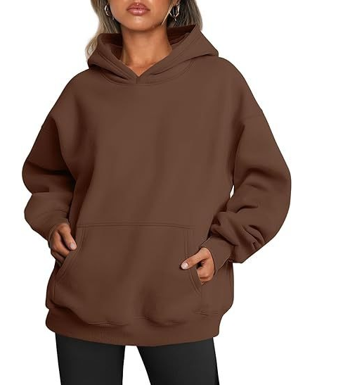 2026 New Arrival Womens Solid Color HoodieFashion Loose Casual Athletic Sweatshirt For Ladies