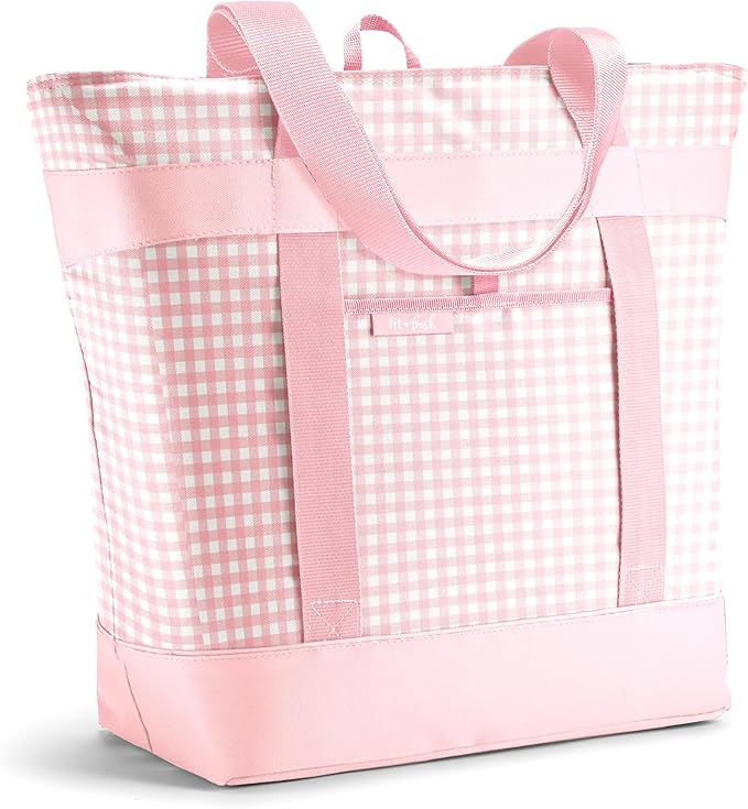 Fit & Fresh Insulated Grocery Tote Bag – Large Reusable Thermal Cooler Bag for Shopping, Food Delivery & Catering – Premiu...