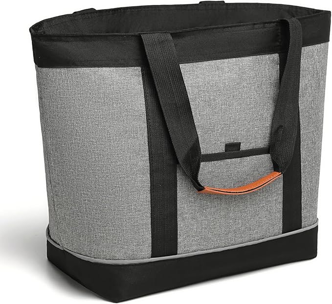 TIIOCTI Insulated Cooler Bag Reusable Grocery Tote Bags Transport Large Lunch Box for Women