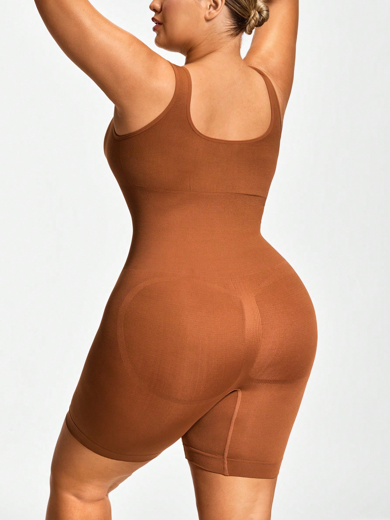 Full Body Shaper Bodysuit For Women - Seamless Tummy Control & Butt Lift Mid-Thigh Shapewear