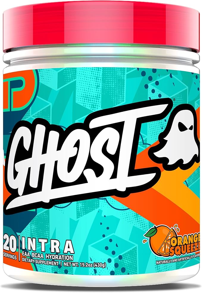 GHOST Intra Workout Powder, Orange Squeeze - BCAAs, & EAAs, Nootropics & Hydration - Essential & Branch Chain Amino Acids ...