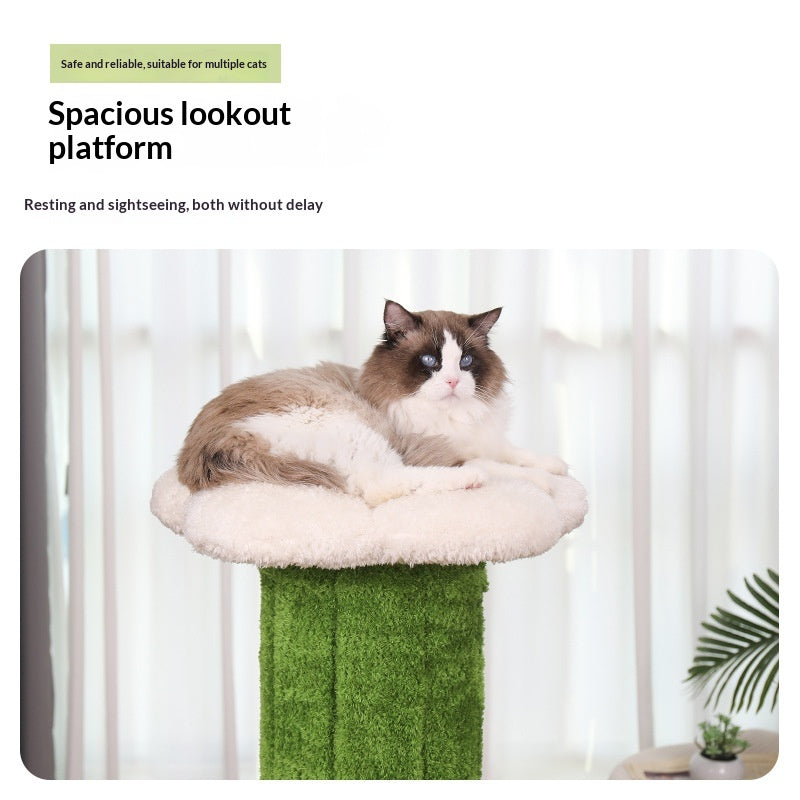 Solid Wood Home Furniture Integrated Cat Scratcher
