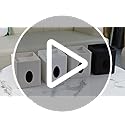 Cretkhp Tissue Box Cover, PU Leather Square Tissue Box Holder with Storage Tray for Bathroom Vanity Countertop Night Stand...