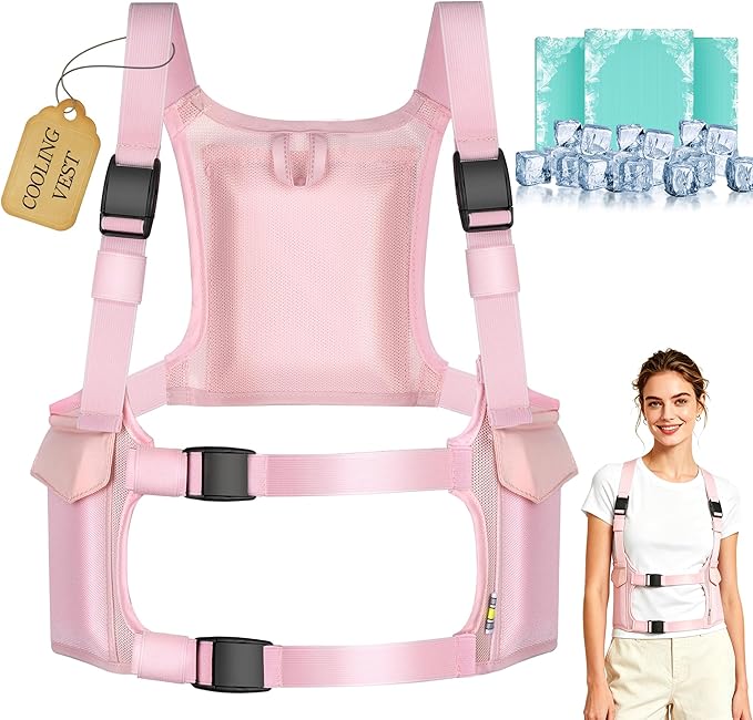 Harnyles Cooling Vest for Women: Lightweight Ice Vest Summer Essentials Suitable for Garden Outdoor Sports Mothers Day Gift