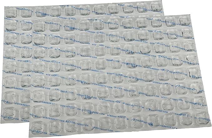 CoolerDog Refill Ice Sheets for Hydro Cooling Mat – Dog Cooling Pad Replacement Ice (2 Pack, 88 Cube Sheets)