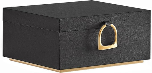 SONGMICS 2-Layer Jewelry Box, Jewelry Organizer with Handle, Removable Jewelry Tray, Jewelry Storage, Floating Effect, 8.1...