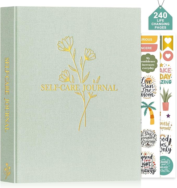 Lanpn Self Care Journal for Women, Self Love Guided Journals with Prompts, Daily Reflection Wellness & Gratitude Planner, ...