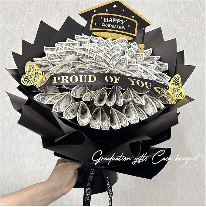 Graduation Gifts - 2026 DIY Money Bouquet for Her - Gift Ideas for Women Girl Boy Him Daughter Son - Bouquets Filled with ...
