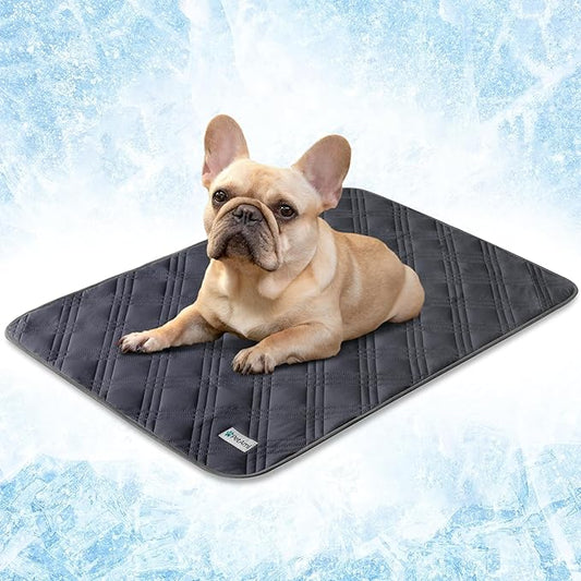 PetAmi Waterproof Cooling Mat for Dog, Premium Pet Cooling Blanket for Bed Crate, Anti Slip Indoor Dog Cool Pad for Sleepi...