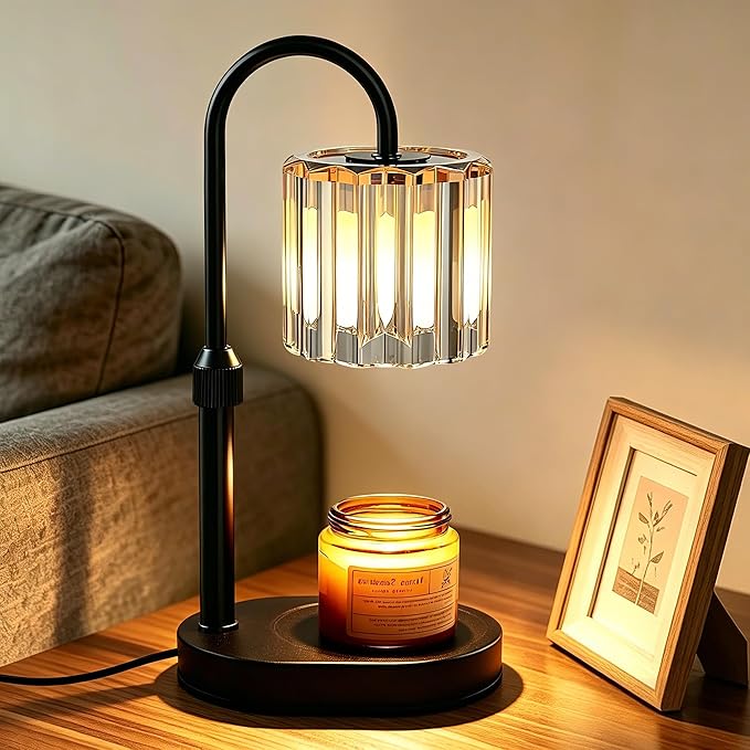 Lukasa Candle Warmer Lamp with Timer and Dimmer, Adjustable Height Candle Warmer for Candle, Birthday Gifts for Women Men,...