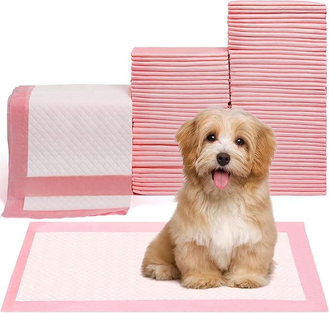 Pet Toilet Training Pads 100Count Disposable Puppy Pee Pads 18" x 13" for Dogs, Ultra Absorbent|Quick Dry|Leak-Proof Pet P...