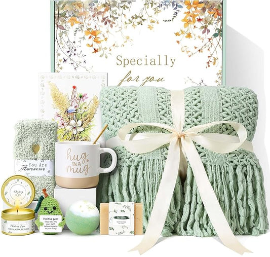 Mothers Day Gifts for Mom Wife Grandma Friends Sister, Birthday Gifts for Women Self Care Spa Gift Baskets for Women, Get ...