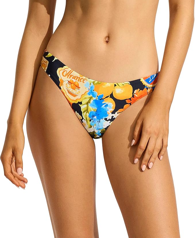 Seafolly Women's Hipster Full Coverage Bikini Bottom Swimsuit