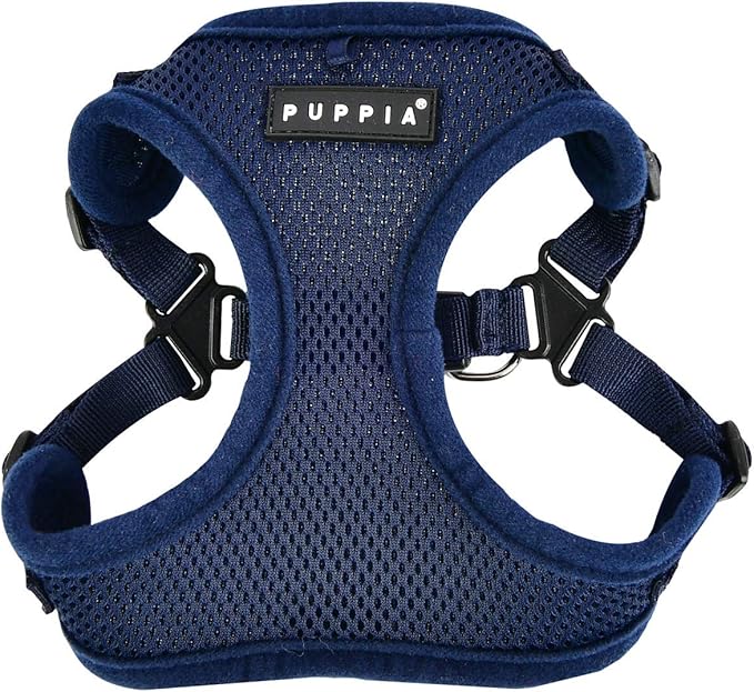 Puppia Dog Harness Comfort Mesh Step-in All Season No Pull No Choke Walking Training Adjustable Neck & Chest for Small & M...