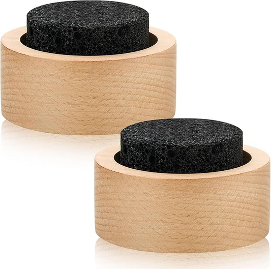 Chunful 2 Pcs Lava Rock Essential Oil Diffuser Lava Stone Passive Diffuser for Sauna Decorating at Home, Office, Bedroom, ...