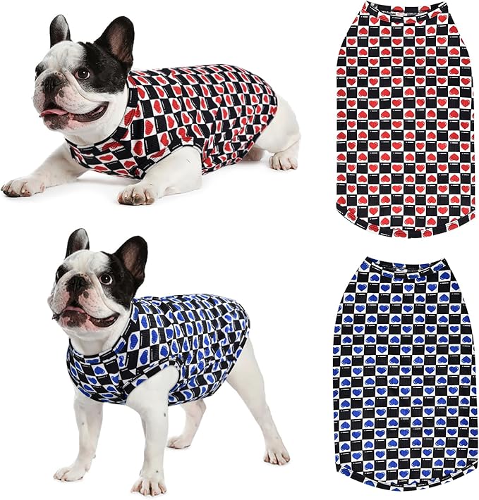 Y-blue Dog Cooling Vest, Quick Dry Dog Summer Clothes Pet Vest Puppy Shirts, Sleeveless Dogs Cooling T-Shirts for Small Me...