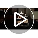 IYARA CRAFT Tealight Candle Holders with Tray – Set of 3 Rustic Black Wooden Candle Holders with Natural Rope Accent, Cozy...