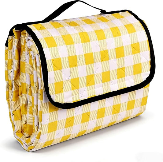 Wapodeai Outdoor Picnic Blankets, 60''x 80'' Waterproof and Foldable - Durable, Spacious, and Portable Camping Blanket for...