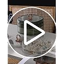 HALAFE Jewelry Box, 3-Layer Acrylic Jewelry Organizer with Handle, Clear Jewelry Boxes for Women Girls, Make up Organizer,...