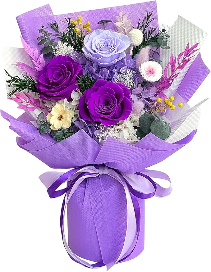 Vrioca Mothers Day Gifts, Flowers for Delivery, Preserved Flowers Bouquets, Birthday Gifts for Women Mom