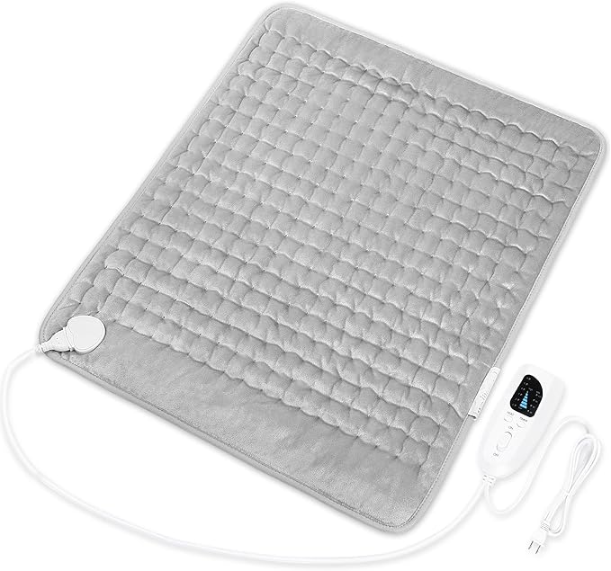 Deepsoon Heating Pad,Electric Heating Pads for Back,Neck,Moist Heating Pad for Abdomen Shoulder Knee Legs,Dry/Moist Heat&A...