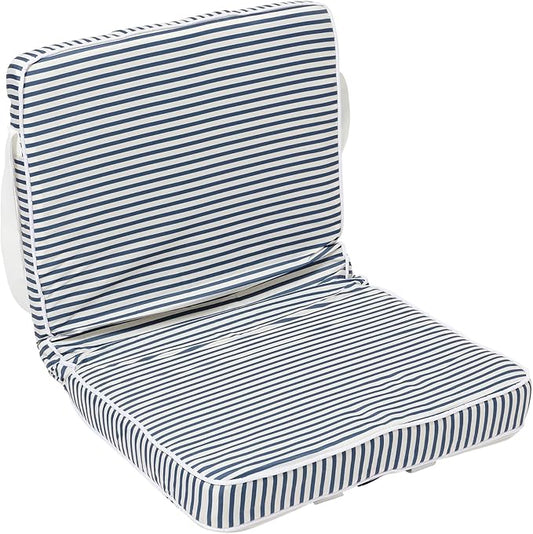 SUNNYLiFE Lightweight Beach Chair — 6-Position Reclining Beach Chair for Adults, Multi-Position Folding, 300D Polyester, S...