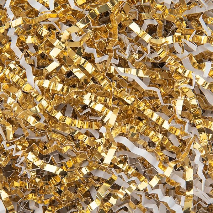Caleihd 4.5oz Crinkle Cut Paper Shredded Filler Paper for Gift Baskets Gift Box Confetti Paper Shreds Decoration Stuffing ...