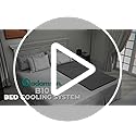 Adamson B10 Aqua Cooling System - Twin 75” L x 39” W - New - 100% Cotton Mattress Cooling Pad for Night Sweats - Water Coo...