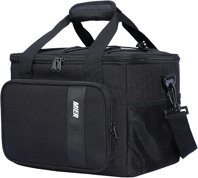 MIER Mens Lunchbox for Work Insulated 24 Cans/15L Large Lunch Bags Leakproof Adult Women Lunch Box Coolers for Travel Beac...