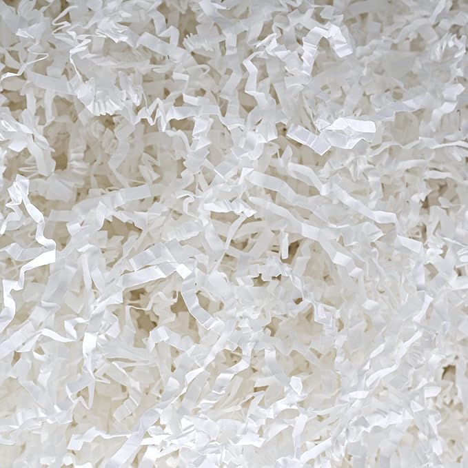LWWTBS Easter Crinkle Cut Paper 7oz Shredded Packing Easter Grass Cushion Paper for Gift Baskets Christmas Wedding Birthda...