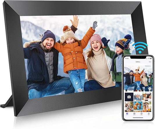 Uhale 10.1" Digital Picture Frame with 32GB Storage Support SD Card, Electronic Photo Frames with 1280x800 HD IPS Touch Sc...