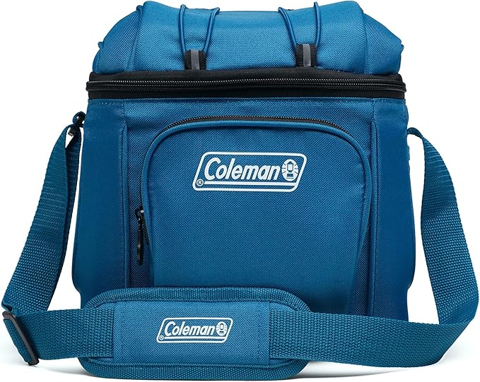 Coleman Chiller Insulated Soft Cooler, Leakproof 9/16/30 Can Cooler with 12+ Hour Ice Retention, Made with Recycled Materi...