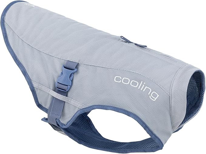 Kurgo Dog Core Cooling Vest - Summer Cooling Jacket - Evaporative Cooling Coat - Harness-Compatible - Reflective Accents -...