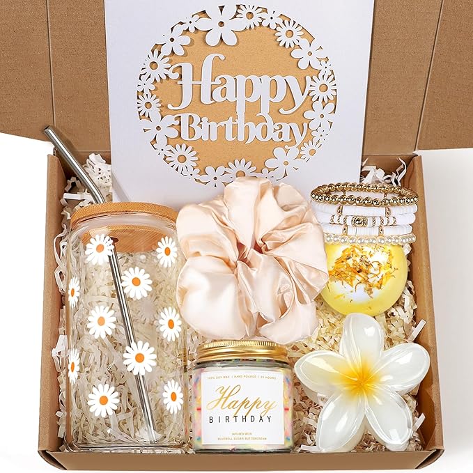 Birthday Gifts for Women, Teen Girl Gifts, Birthday Gifts for Her, Happy Bday Gift Box for Girl, Women, Sister, Daughter, ...