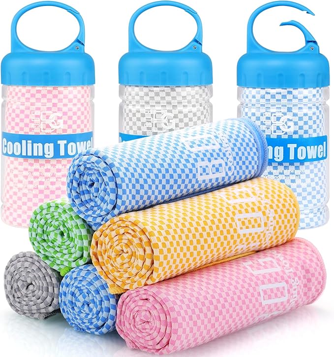 BOGI Cooling Towels for Neck and Face, Soft Breathable Cool Towel for Instant Cooling Stay Cool for Yoga, Sport, Gym, Camp...