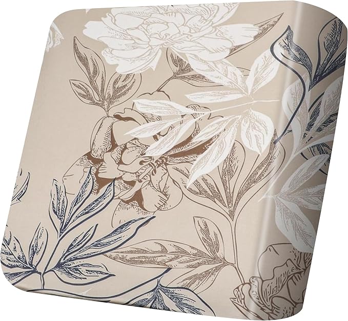 FORCHEER Printed Couch Cushion Cover Stretch Floral Sofa Seat Cushion Slipcover 19-26 Inch Non-Slip Washable (1PC,Style 4)