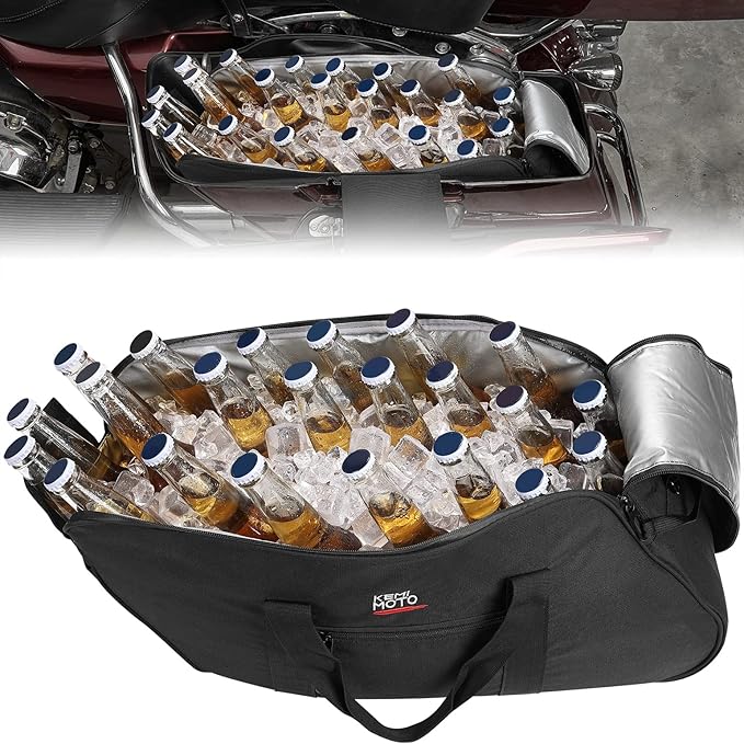 KEMIMOTO Street Glide Saddlebag Cooler, Saddle Bag Insert Cooler Single-Sided for Touring Road Glide Electra Glide and Mod...