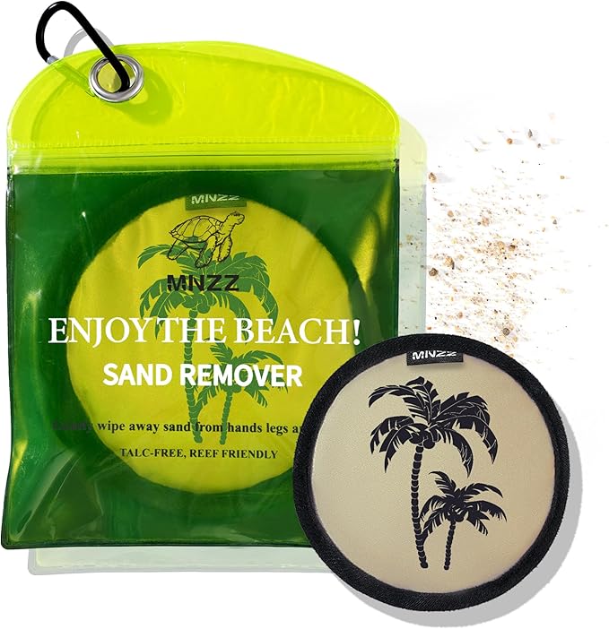 MNZZ Sand Remover Bag Sand Eraser Pouch Quick Dry Compact Lightweight Portable Travel Essentials Beach Pool Camping Hiking...