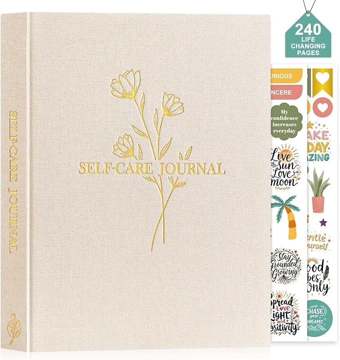 Lanpn Self Care Journal for Women, Self Love Guided Journals with Prompts, Daily Reflection Wellness & Gratitude Planner, ...