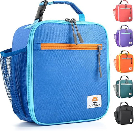 CaCTOUR Lunch Box Kids,Premium Insulated Lunchbox for Girls Boys,Soft Mini Cooler Bag Back to School Thermal Reusable Lunc...