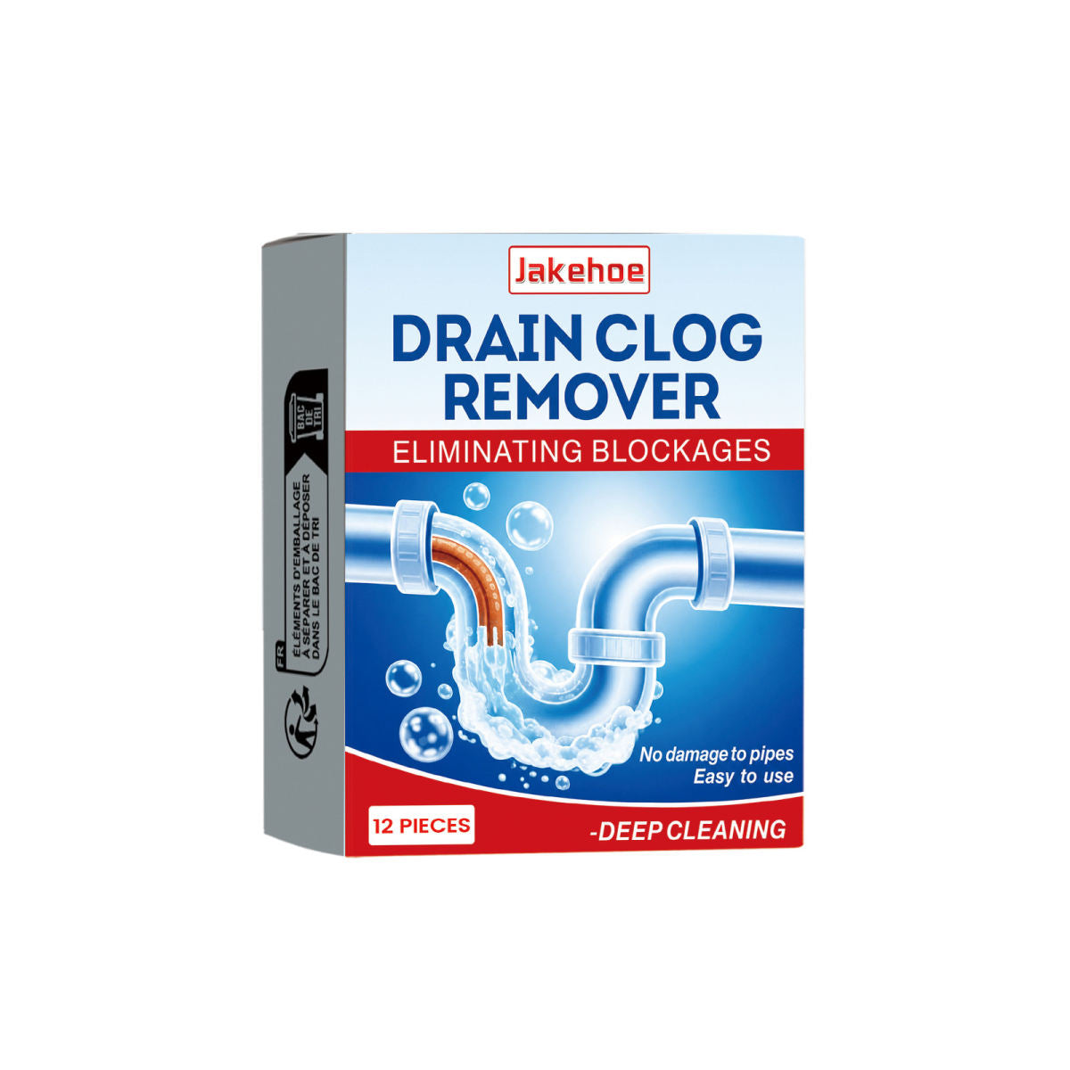 JAKEHOE Drain Cleaning Sheets For Household Kitchen And Toilet Sinks - Unclogging Grease And Clogs