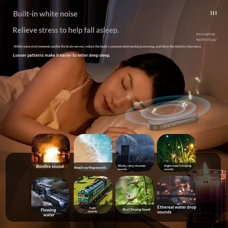 Wireless Mini Bluetooth Sleep Headphones Under-the-Pillow Speaker