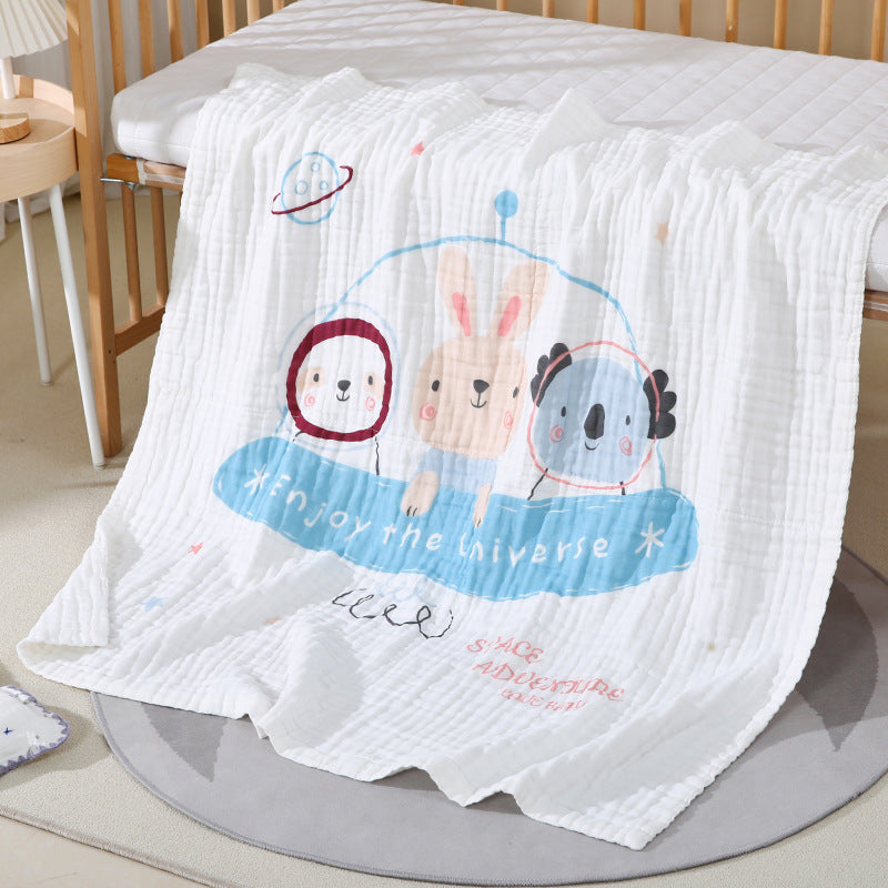 Baby And Infant Products Pure Cotton Six-Layer Gauze Bath Towel