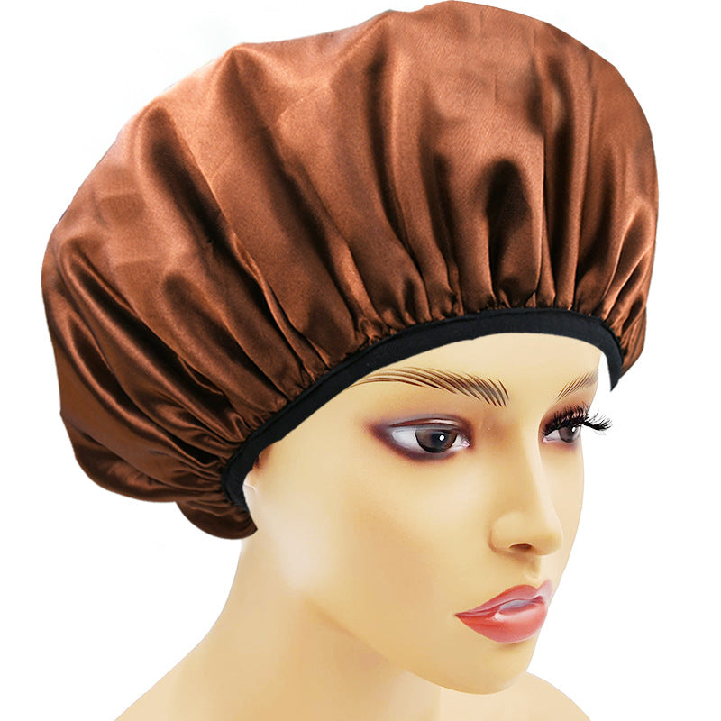 Portable Home Use Extra-Absorbent 3-in-1 Shower Cap